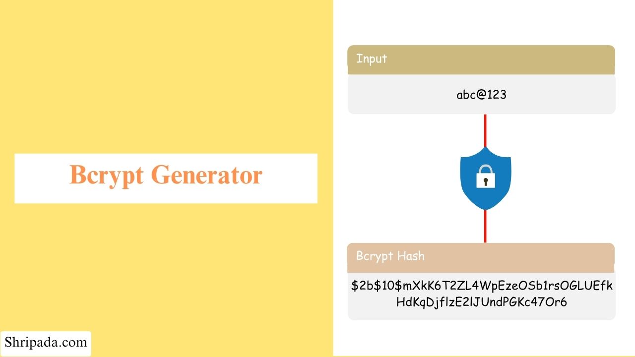online bcrypt generator & tester