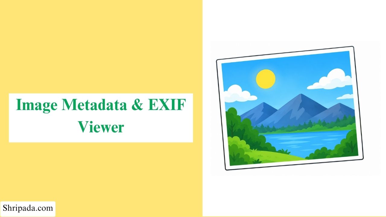 online image metadata and exif viewer