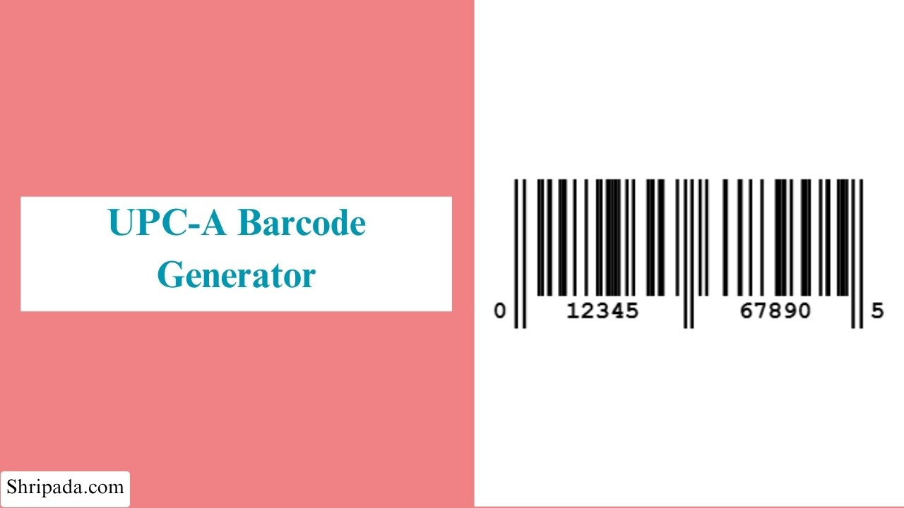online upc a barcode generator